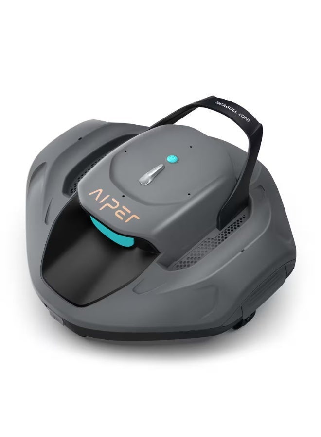 Aiper - SG 800B for Above Ground Pools 860sq.ft, 22GPM Suction Power Cordless Robotic Pool Vacuum - Gray - Image 1