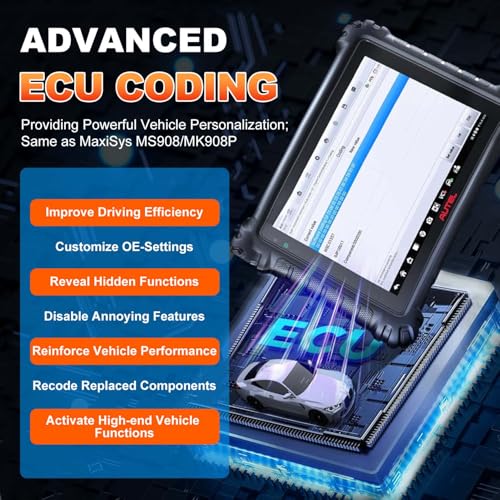 Autel MaxiSys MS906MAX Scan Tool, Upgraded MS906 PRO/ MK906 PRO/ MS906BT/ MK906BT/ MK908/ MP900BT Scanner, ECU Coding, 40+ Services, 3000+ Active Tests, All System Diagnostic Tool, VAG Guided, FCA SGW - Image 4