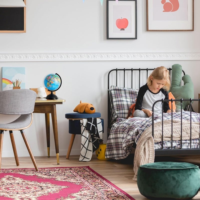 Juvale 8 Inch World Perfect Spinning Globe For Kids, Geography Students, Teachers And More, Blue - Image 3