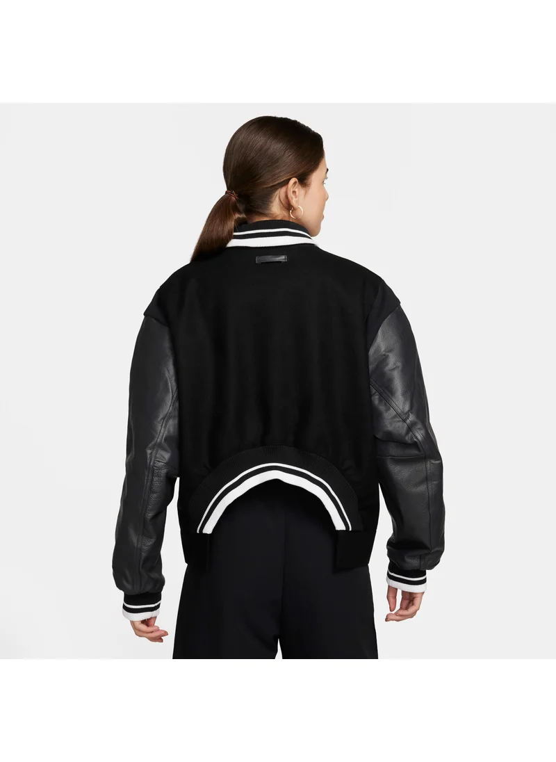 Nike Women's Sportswear Oversized Wool Destroyer Jacket