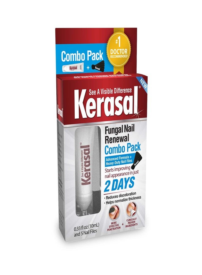 Kerasal Nighttime Renewal Fungal Nail Patches - 14 Patch Twin Pack - Overnight Nail Repair for Fungus Damage, Renewal & File Combo Pack - Image 5