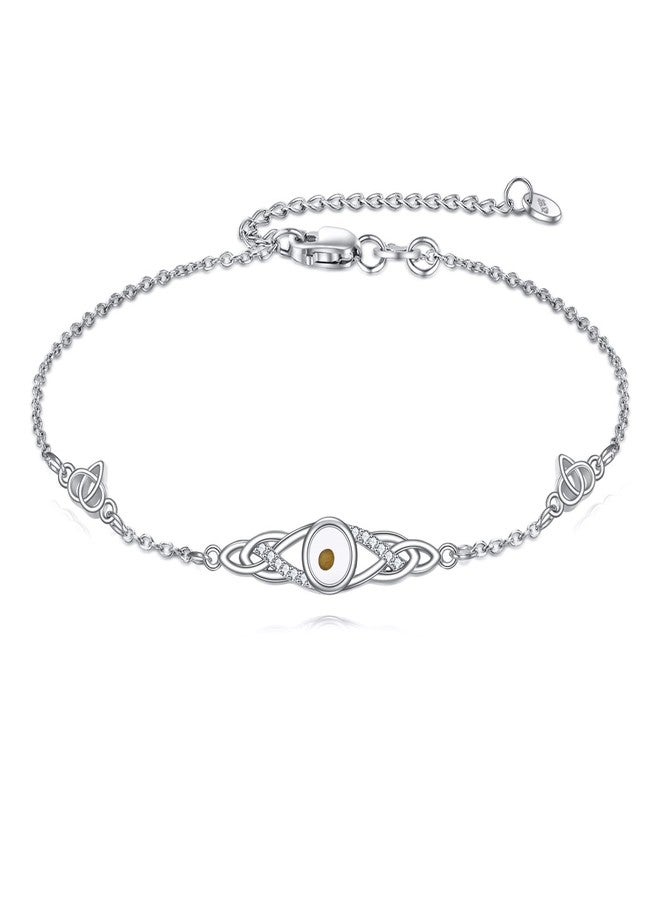 Vadmans Mustard Seed Bracelet Sterling Silver Celtic Kont Mustard Bracelet Jewelry Gifts for Women - Image 1
