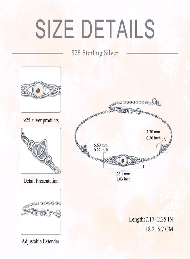 Vadmans Mustard Seed Bracelet Sterling Silver Celtic Kont Mustard Bracelet Jewelry Gifts for Women - Image 5