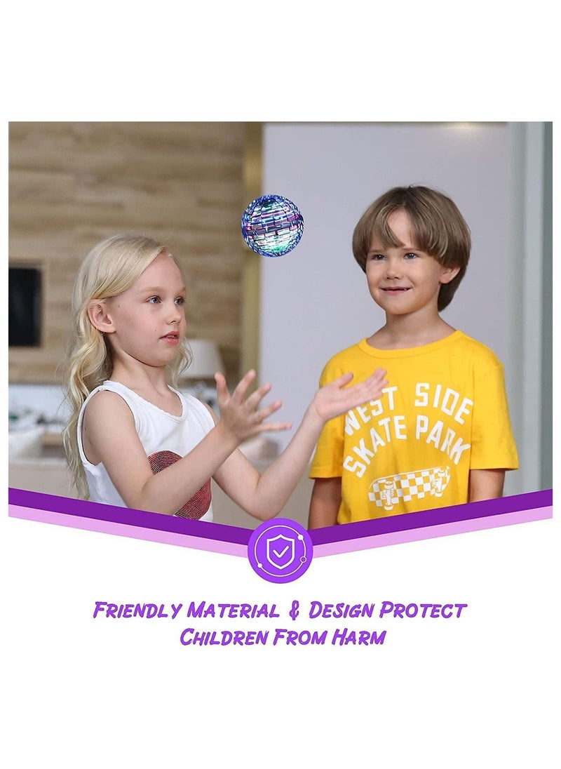 Gonice - Spherical Magic Control Mini Drone Flying 360° Rotating Toy with Built-in RGB Lighting and Fine-Tuning Frame for Boy Girl - Image 1