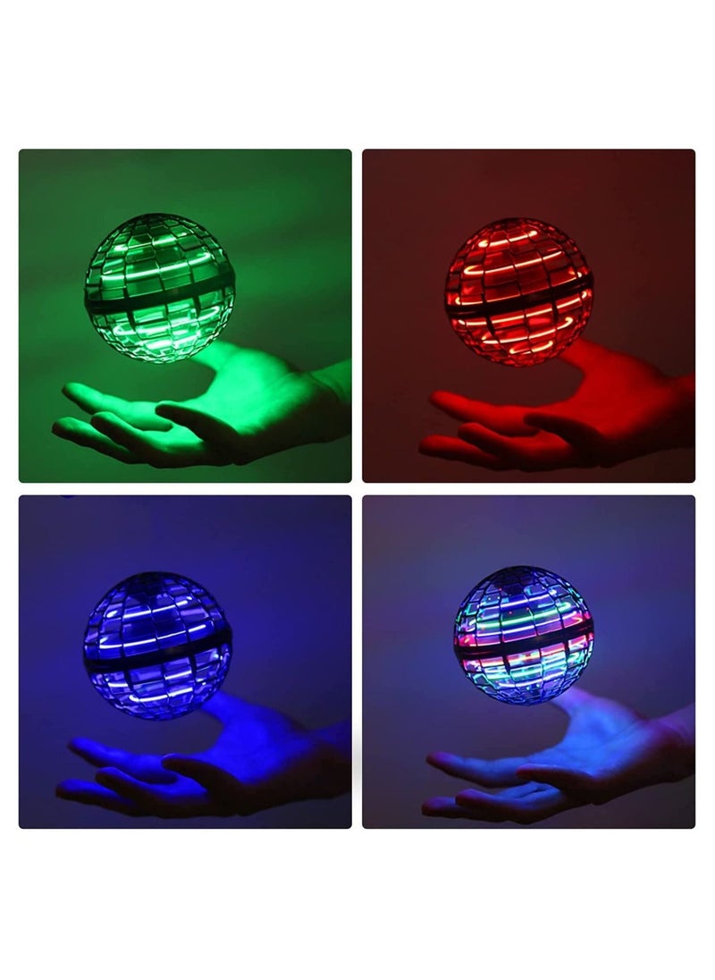 Gonice - Spherical Magic Control Mini Drone Flying 360° Rotating Toy with Built-in RGB Lighting and Fine-Tuning Frame for Boy Girl - Image 1