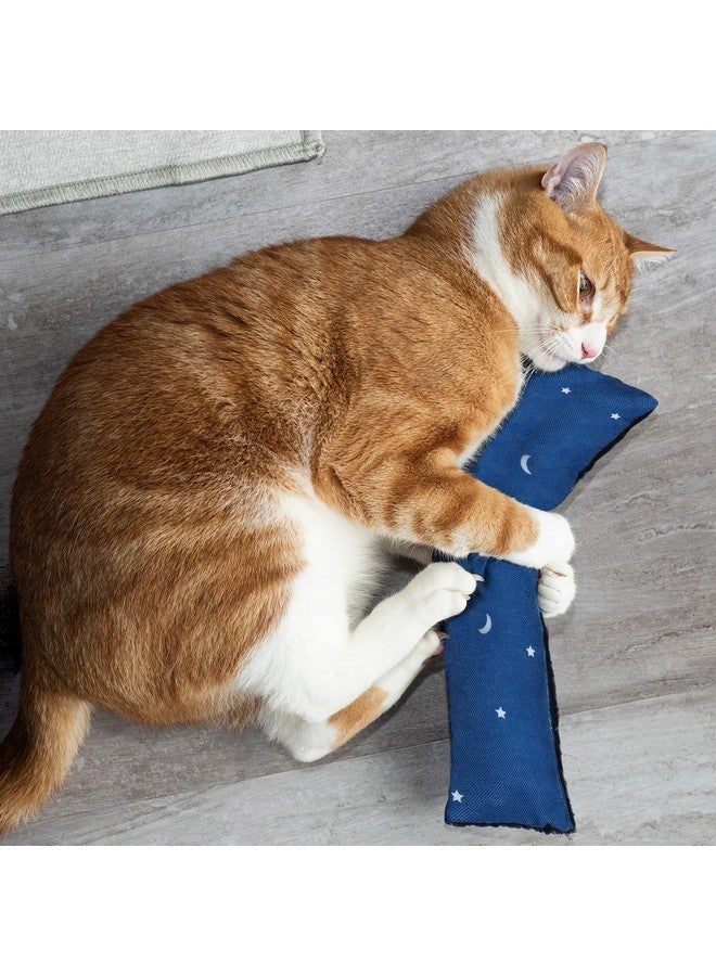 لعبة قطط محشوة برائحة النعناع البري من فورهافن، عبوة من 3 قطع - متضمنة أكياس النعناع البري - متينة وقابلة للغسل - مطبوعة بنقشة الفضاء، مجموعة من 3 قطع - Image 3