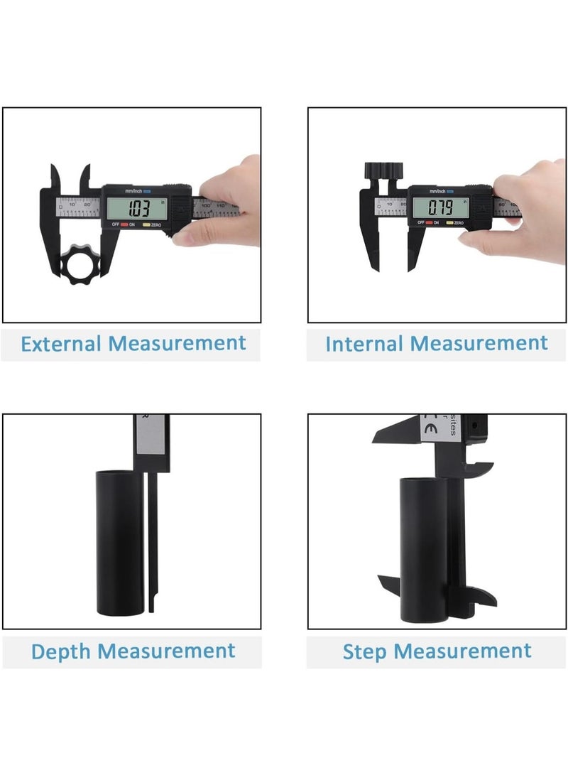 Digital Caliper, Calipers Measuring Tool - Electronic Micrometer Caliper with Large LCD Screen, Auto-off Feature, Inch and Millimeter Conversion - Image 2