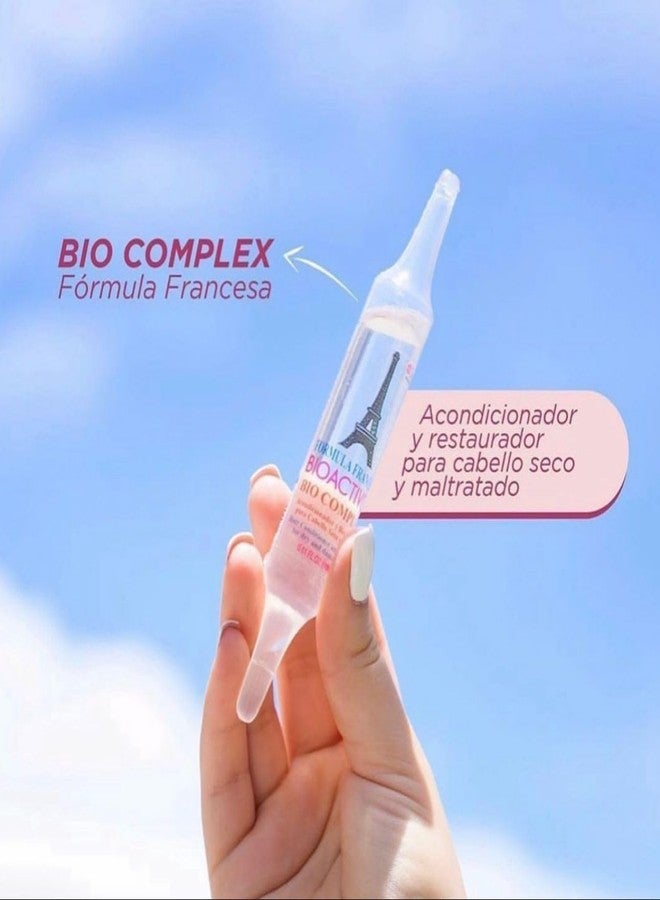 Bio Complex 2 Vials Star Bio Complex French Formula Reconstructs and Conditions Dry and Processed Hair - Image 2