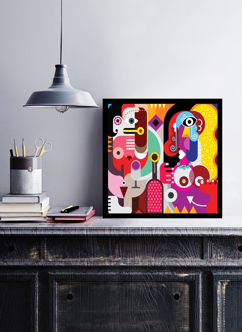 Spoil Your Wall Wall Posters with Abstract Art and Black Frame - Wall Arts Home Décor Photo Frames - 40x40cm by Spoil Your Wall - Image 2