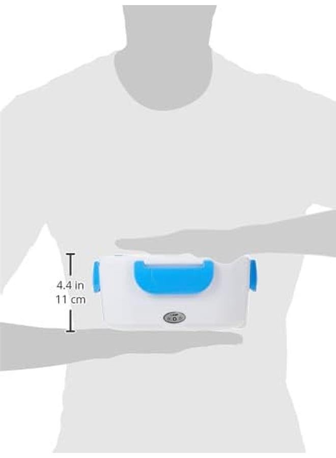 إي سي في في صندوق غداء كهربائي محمول لتسخين الطعام مع ملعقة لتدفئة الطعام - Image 3