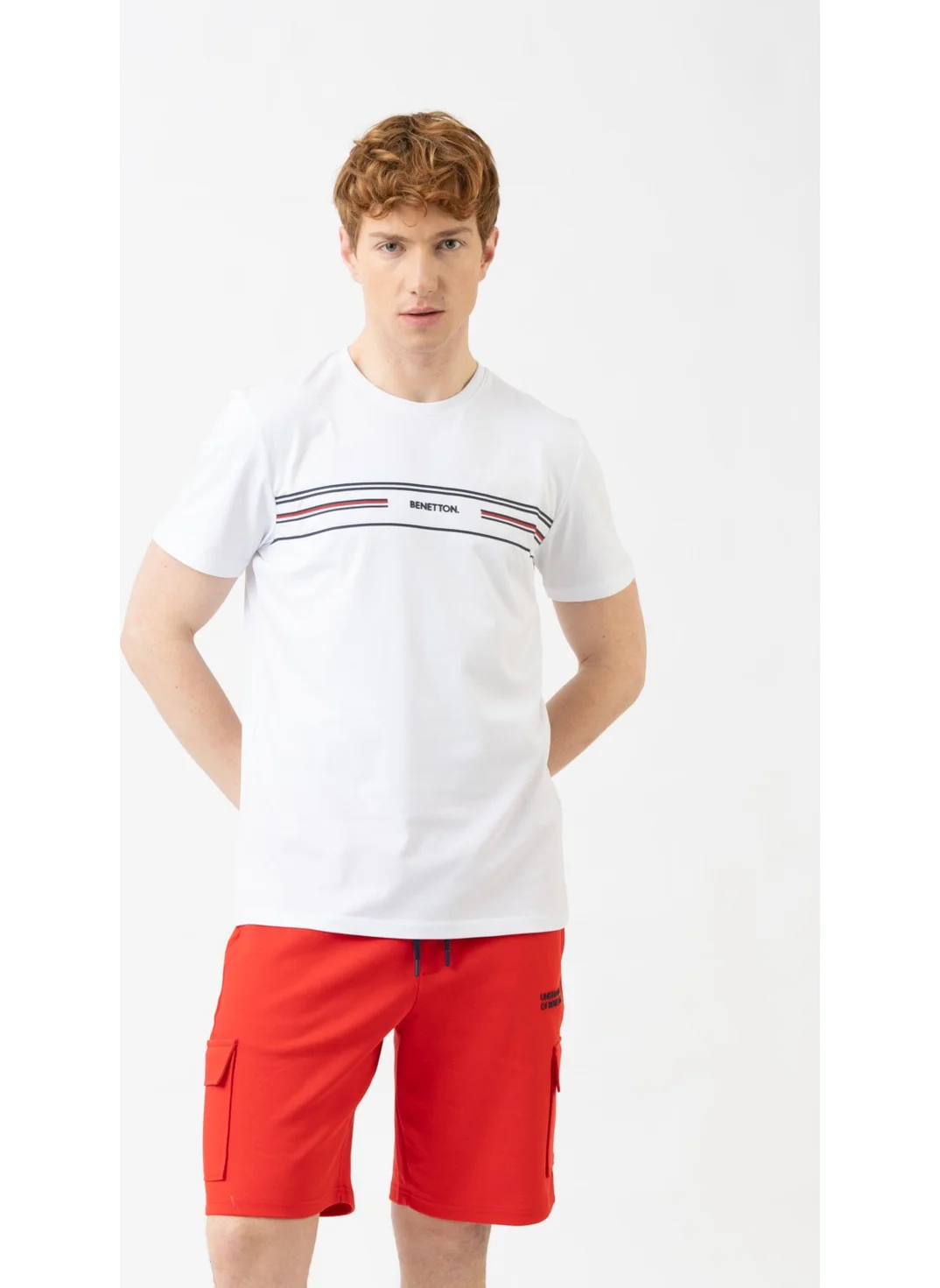 يونايتد كولورز أوف بينتيون Men's TSHIRT BNT-M21135