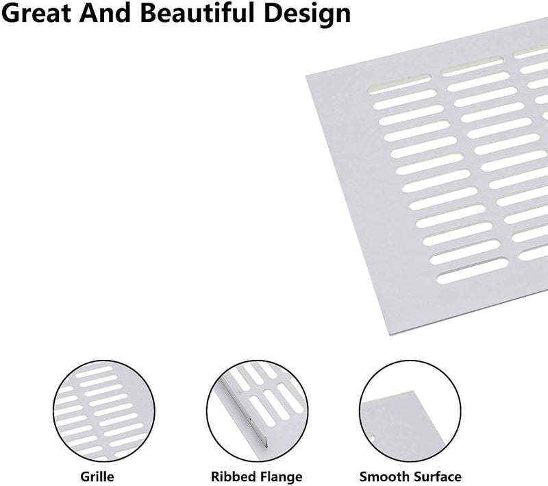 ULIFESTAR Aluminum Alloy Mesh Air Vent Cover 200x300mm for Shoe Cabinet Wardrobe Floor Exhaust - Image 5