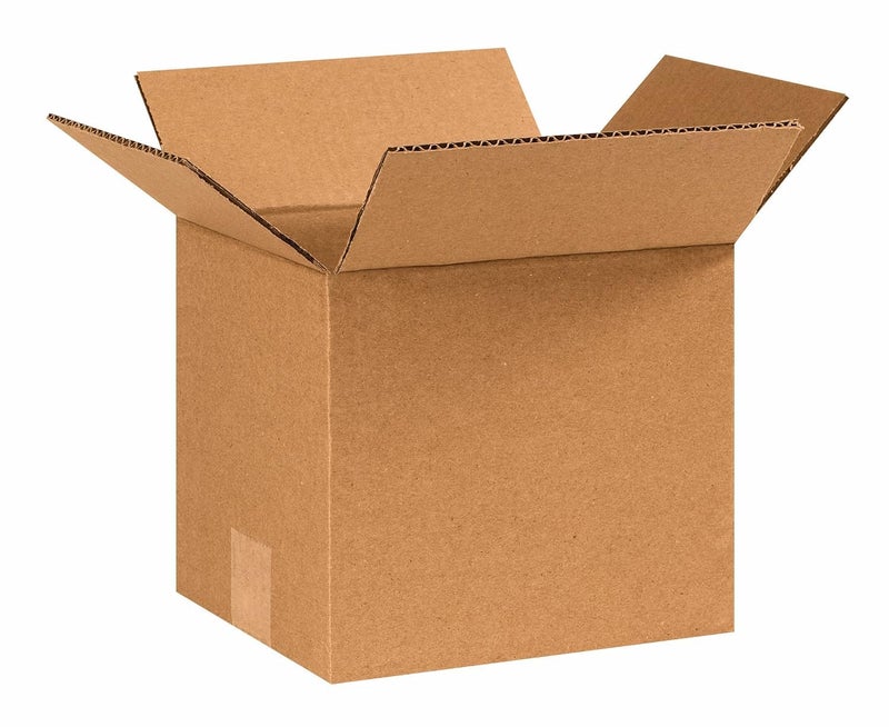 Powerlon Corrugated Cardboard Box For Packing, Moving, Shipping Cube (Pack of 50) (7 x 7 x 7) - Image 1