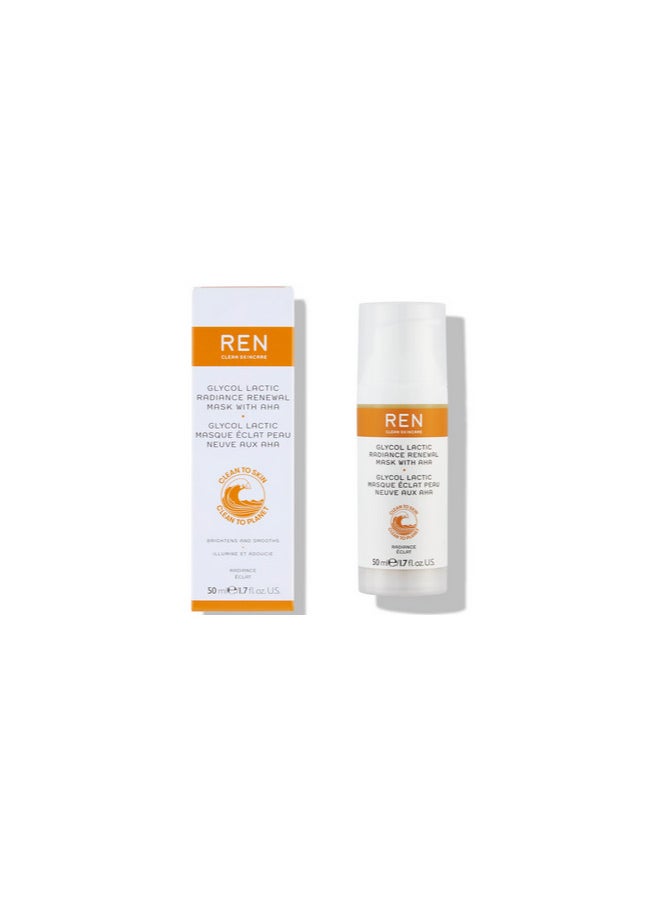REN CLEAN SKINCARE REN Clean Skincare Glycol Lactic Radiance Mask 50ml 