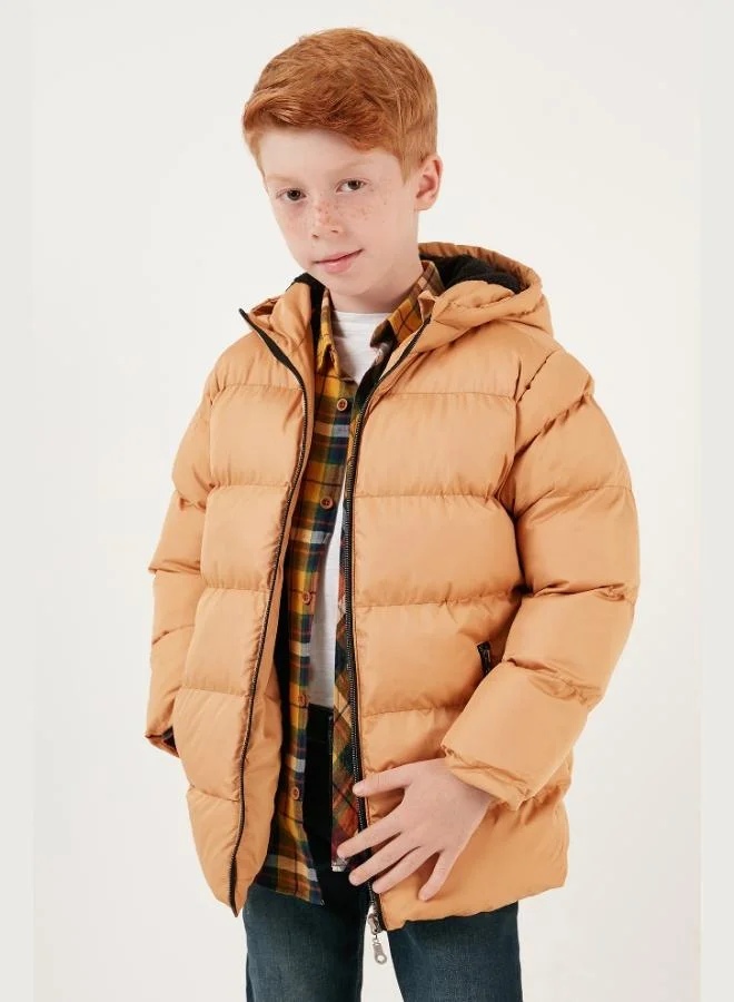 Lela Lela Plush Lined Hooded Pocket Winter Coat Boy's COAT 5761911