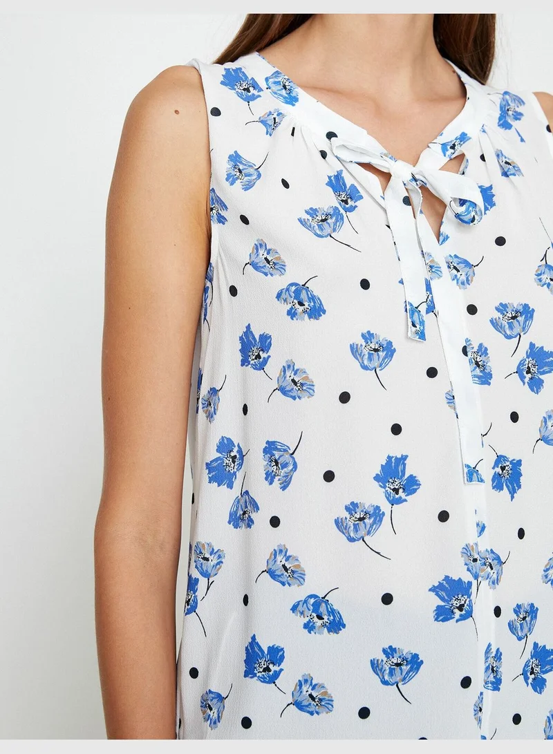 كوتون Patterned Tank Top