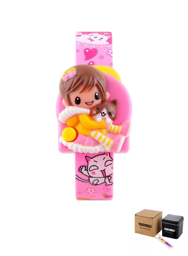 SKMEI SKMEI Cute Digital Creative Pink Girls Wrist Watch - Image 4