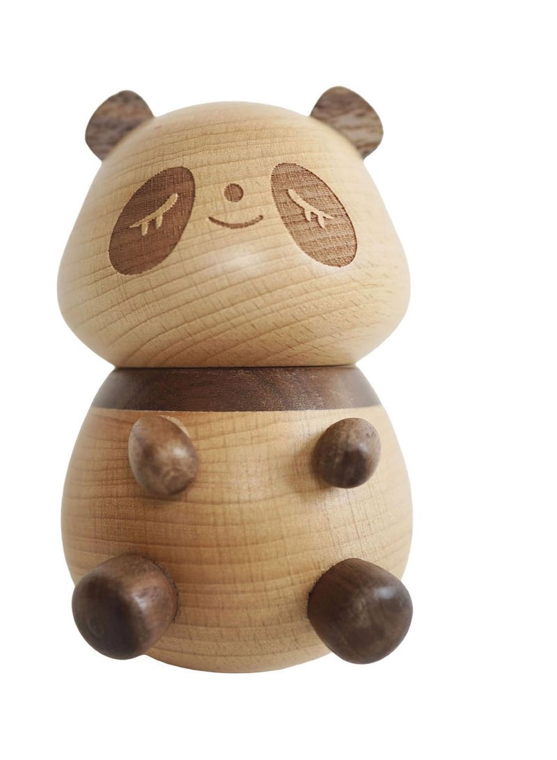 general Beautiful wooden nail holder, elegant toothpick dispenser, desk decoration for home and kitchen - Image 1
