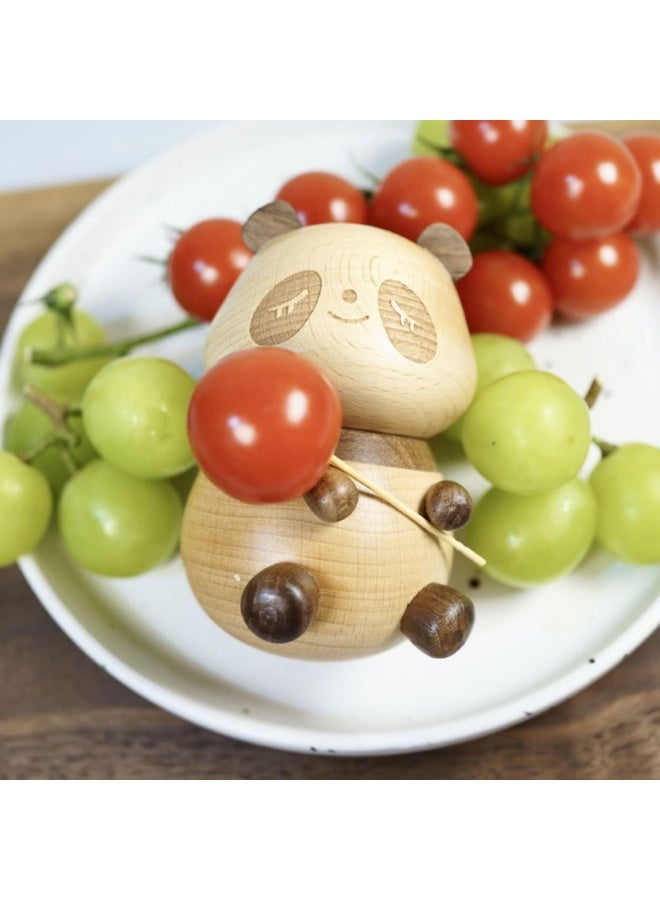 general Beautiful wooden nail holder, elegant toothpick dispenser, desk decoration for home and kitchen - Image 3