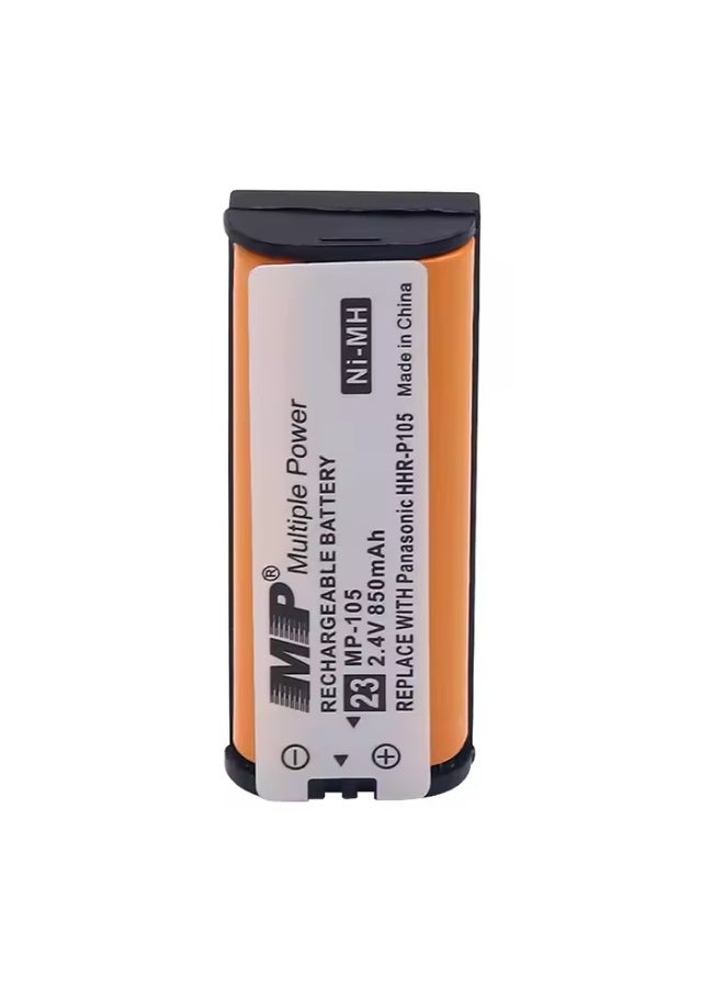 أم بي بطارية  105 قابلة لإعادة الشحن 2.4V 800mAh Ni-MH – بطارية بديلة لهواتف الاتصال اللاسلكية والأجهزة الإلكترونية - Image 3