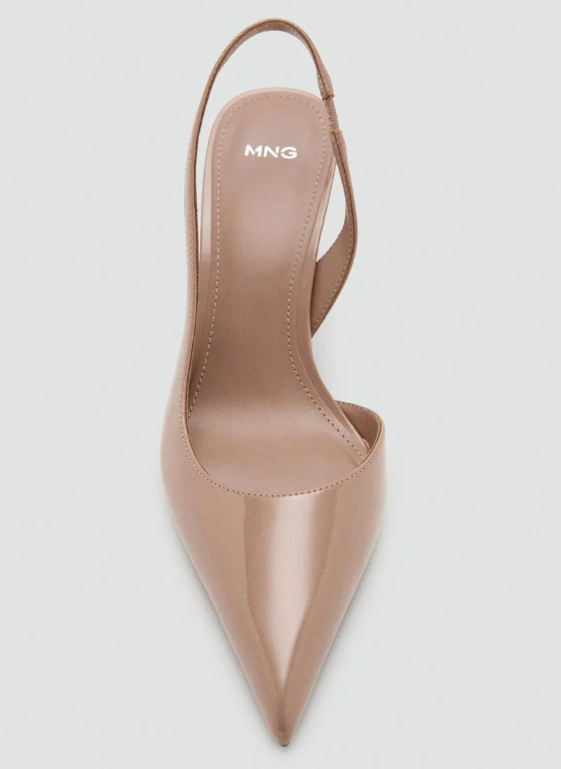 MANGO Patent heeled shoes