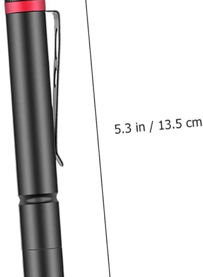 Artibetter LED Flashlight Pen Light Clip Portable High Low Beam for Camping Outdoor - Image 4