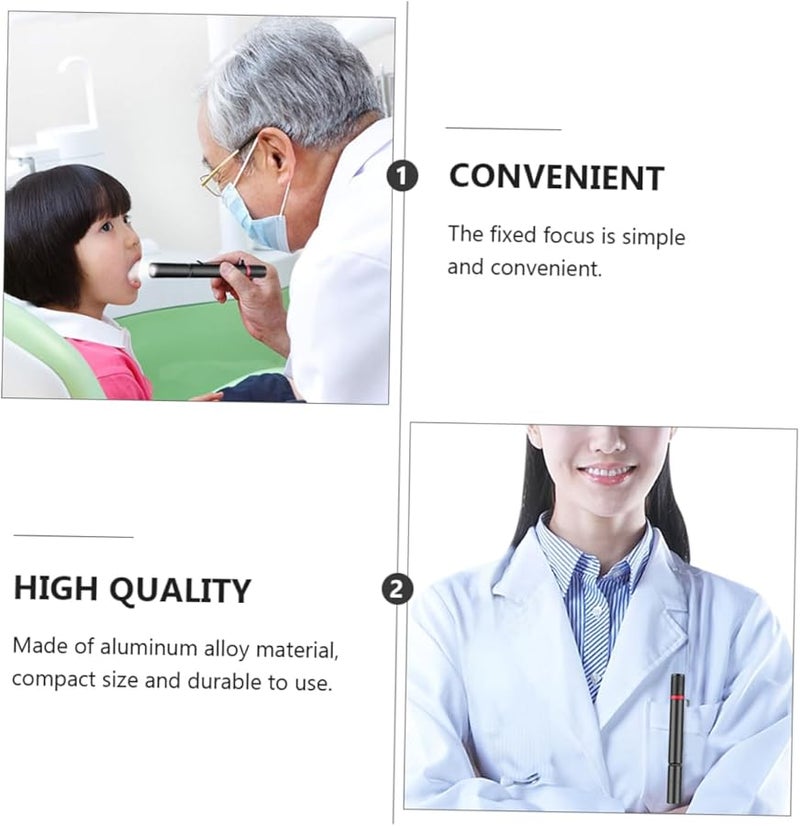 Artibetter LED Flashlight Pen Light Clip Portable High Low Beam for Camping Outdoor - Image 3