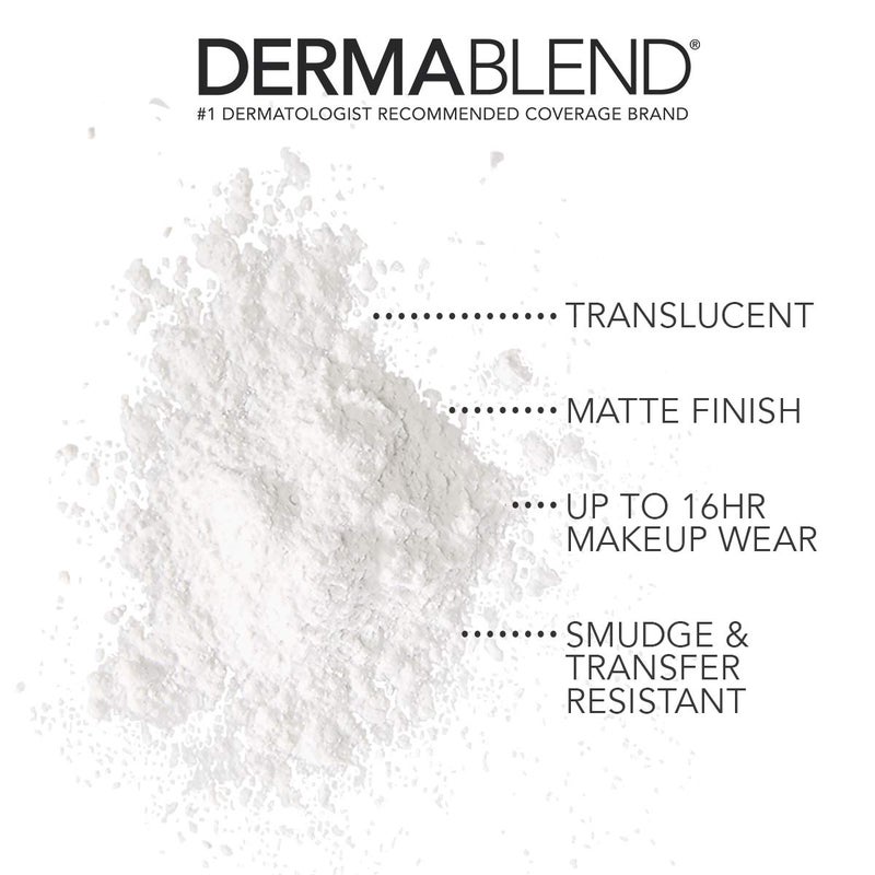 Dermablend Loose Setting Powder, Translucent Face Powder Makeup & Finishing Powder, Mattifying Finish and Shine Control , Travel Size .18oz. - Image 2