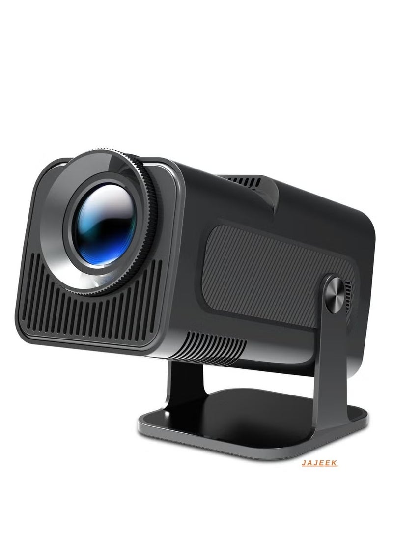 JAJEEK Mini Projector with WiFi 6 & Bluetooth – Native 1080P, Auto Focus, 4K Support, Outdoor Movie Projector, Short Throw Home Theater Projector with Android 11  - Image 1