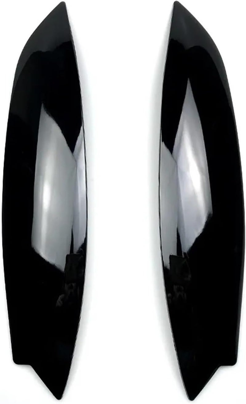 QASULER Carbon Fiber Headlight Eyebrow Trim for Golf 5 MK5 GTI R - Image 1