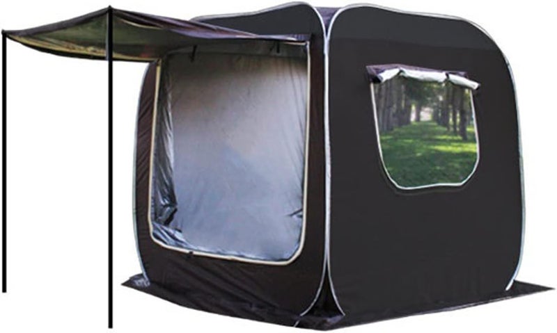 CKJXCVB Tent Outdoor Car Rear Roof Camping Tent Universal SUV Family Multi-function Awning Self-driving Travel Portable Equipment Picnic(Black-Package 1) - Image 1