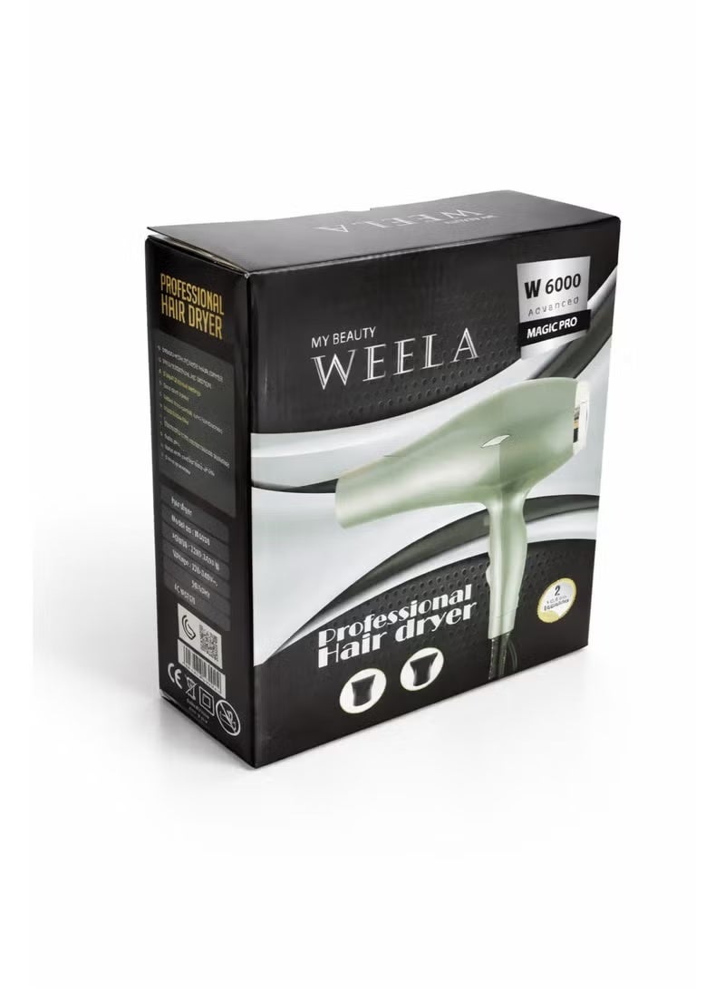 ويلا مجفف شعر احترافي WEELA W 6000 Advanced MAGIC PRO - Image 4