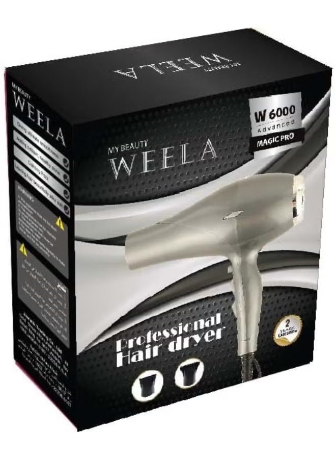 ويلا مجفف شعر احترافي WEELA W 6000 Advanced MAGIC PRO - Image 2
