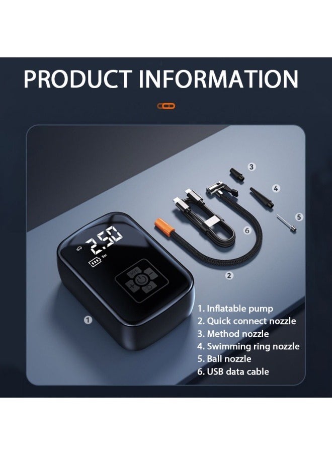 FPC - Car Air Pump Air Compressor 12V 150PSI Electric Wireless Portable Tire Inflator Pump for Motorcycle Bicycle Car Tyre Ball - Image 1