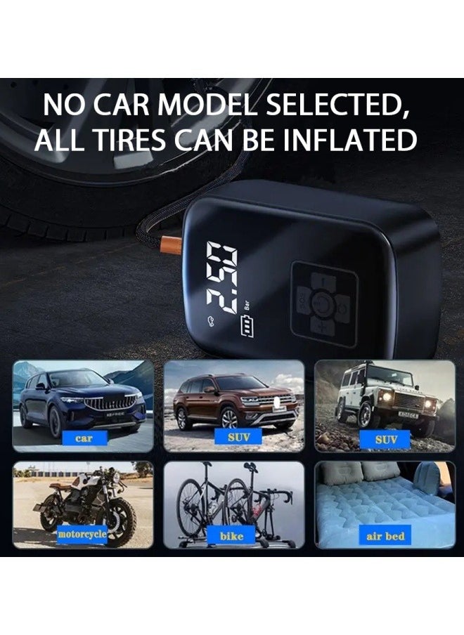 FPC - Car Air Pump Air Compressor 12V 150PSI Electric Wireless Portable Tire Inflator Pump for Motorcycle Bicycle Car Tyre Ball - Image 1