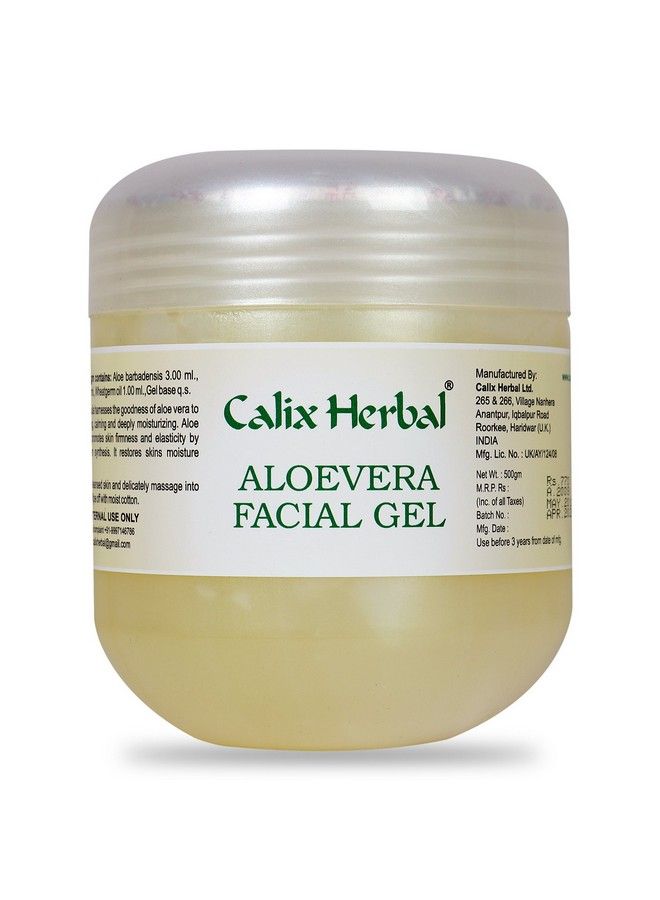 Calix Herbal Aloevera Facial Gel 500G - Image 2