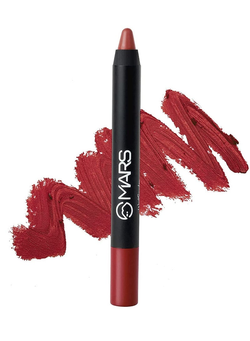 MARS Long Lasting Crayon Lipstick up to 12 Hours Stay | Matte Finish | Waterproof | Won't Smudge Won't Budge Lip Crayon (3.5 gm) (05-I Have Got This) - Image 1