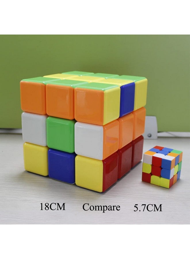 GoodPlay Heshu Super Big Size 18CM 3x3x3 Colorful Stickerless Speed Puzzle Magic Cube - Image 3