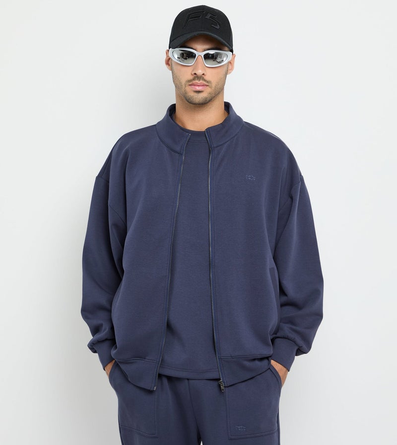 إف5 سويت شيرت رجالي بسحاب بقصة منتظمة - Image 1