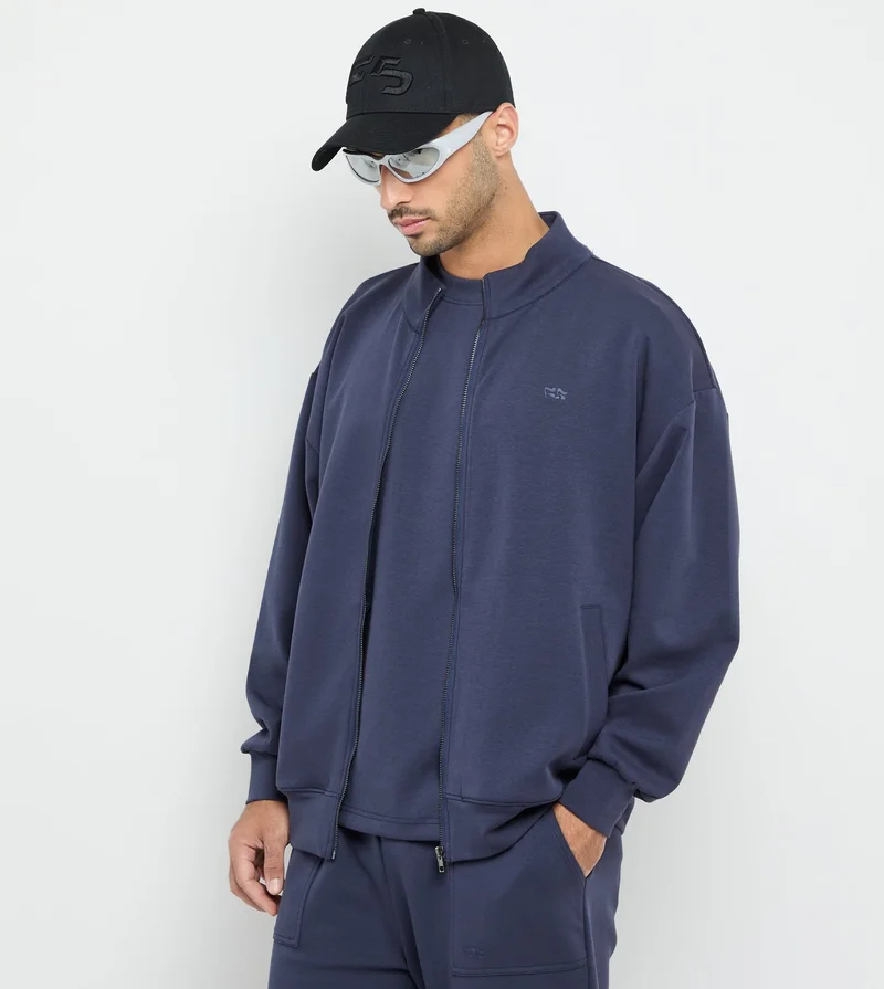 إف5 سويت شيرت رجالي بسحاب بقصة منتظمة