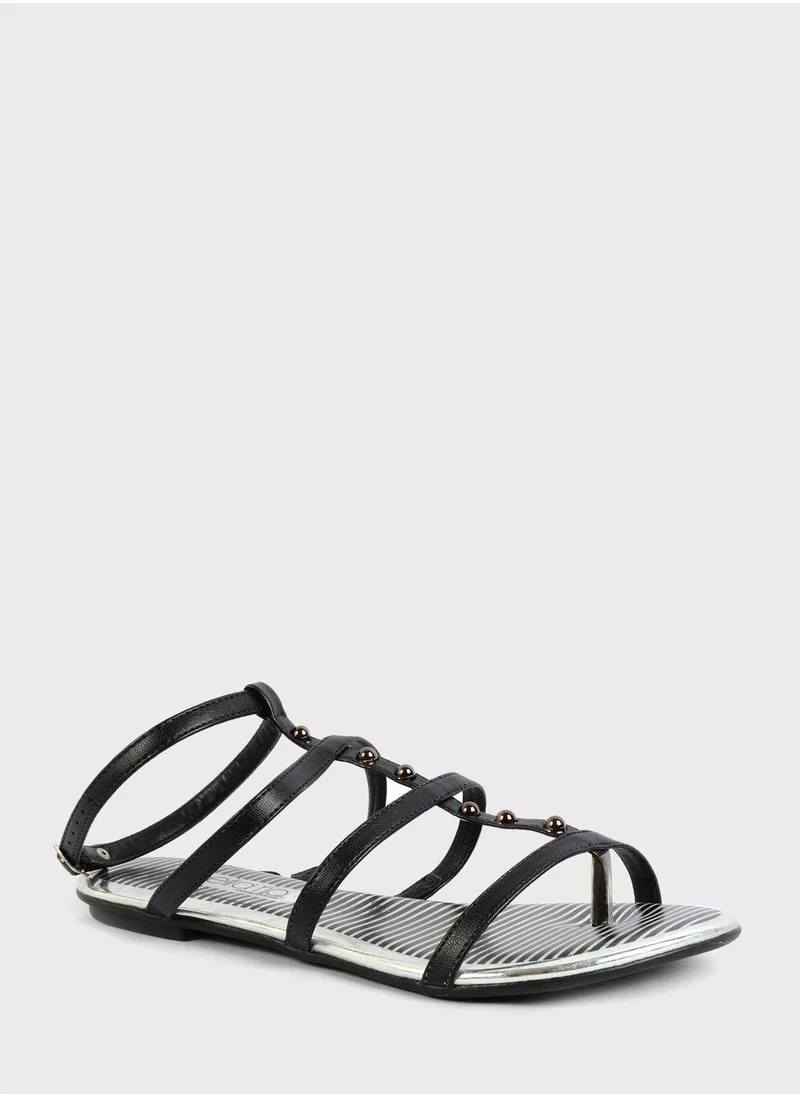 Beira Rio Multi Strap Flat Sandals