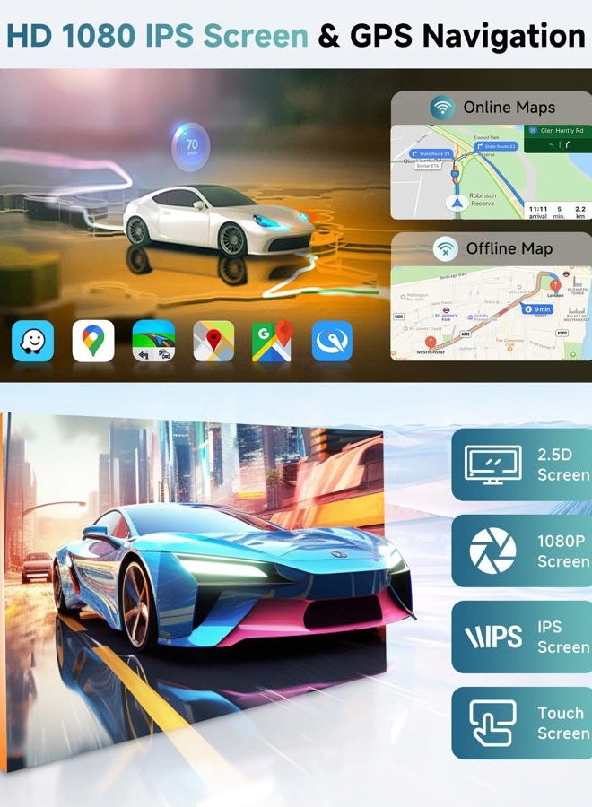 Sellrich 4 Core+64G Android Car Radio for Ford F150 2004-2008, Ford F250/F350 2006-2014,with Wireless Carplay Android Auto DSP, 7 inch HD IPS Touch Screen Bluetooth Car Stereo with GPS WiFi FM/RDS SWC Camera - Image 5