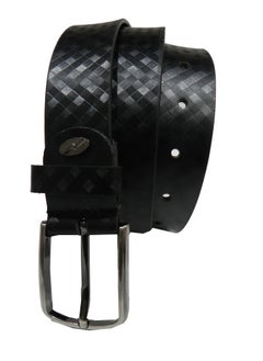 LAVERI LEATHER GENUINE LEATHER FORMAL AND CASUAL BLACK BELT FOR MENS 35MM  - Image 2