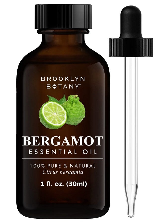 Brooklyn Botany Bergamot Essential Oil - 100% Pure And Natural - Premium Grade Oil With Dropper - For Aromatherapy And Diffuser - 1 Fl Oz - Image 1