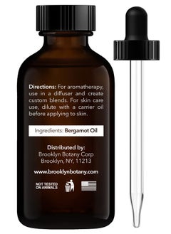 Brooklyn Botany Bergamot Essential Oil - 100% Pure And Natural - Premium Grade Oil With Dropper - For Aromatherapy And Diffuser - 1 Fl Oz  - Image 3