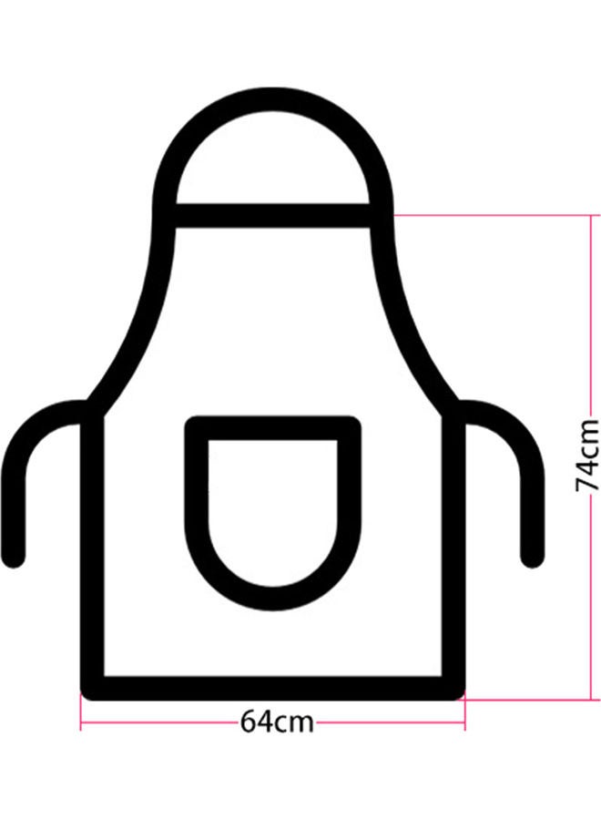 NIBEMINENT Waterproof Cartoon Cooking Apron Blue - Image 5