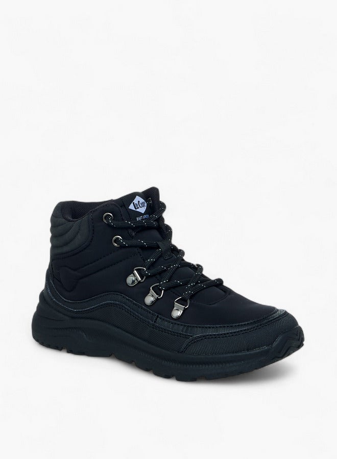 Lee Cooper Boys' Panelled Lace-Up Boots - Image 2