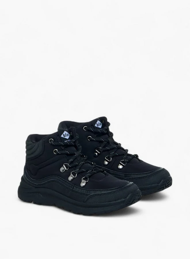 Lee Cooper Boys' Panelled Lace-Up Boots