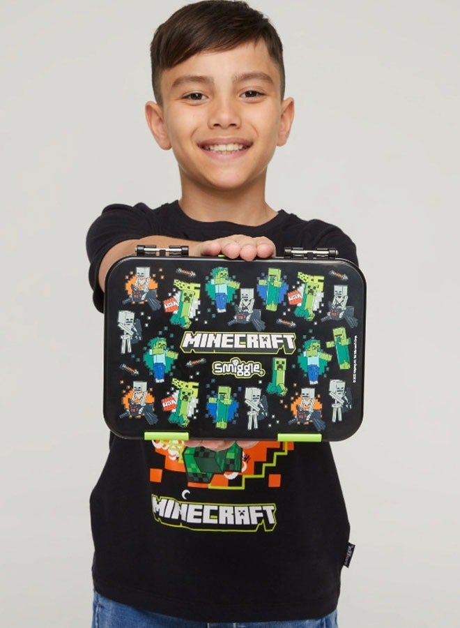 general Minecraft Lunch Box 21×15×4.5CM Food Contact Grade Material Leak-proof design children's lunch box - Image 4