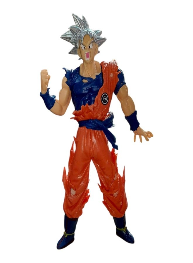 ONE POINT COLLECTIONS Anime Warrior Action Figure – Silver Hair Martial Arts Hero Collectible Toy | Movable PVC Fighting Character Model for Kids & Fans - Image 2